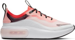 Nike  Air Max Dia Flash Crimson (W) Off White/Black-White-Flash Crimson (AV4146-100)