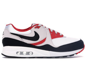 Nike Air Max Light White Black Grey Red White/Black-Vast Grey-University Red (AO8285-101)