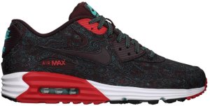 Nike  Air Max Lunar90 Burgundy-Paisley Deep Burgundy/Challenge Red/Fuchsia Force (705068-601)