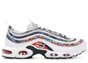 Nike  Air Max Plus 97 City Pride Miami White/Black-Habanero Red-Dynamic Yellow-Neptune Green (BV1227-100)