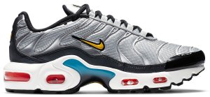 Nike Air Max Plus Sky Pack (GS) Metallic Silver/Hyper Crimson-Blue Fury-Speed Yellow (CW6010-001)