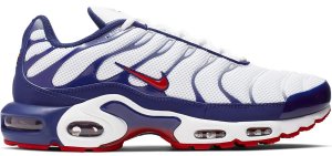 Nike Air Max Plus White Red Blue White/Gym Red (CJ9928-100)