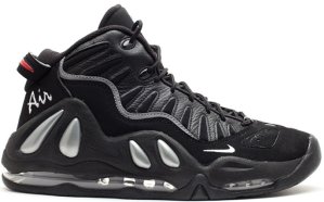 Nike  Air Max Uptempo 97 Black Metallic Silver (2010) Black/Metallic Silver-Varsity Red (399207-001)