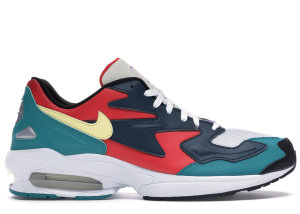Nike Air Max2 Light Habanero Red Navy Emerald Habanero Red/Armory Navy-Radiant Emerald (BV1359-600)
