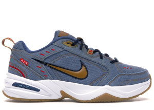 Nike  Air Monarch IV Denim College Navy/December Sky-Mystic Navy-Wheat (AV6676-400)