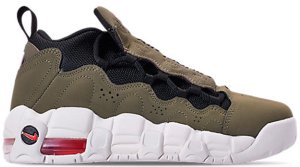 Nike  Air More Money Medium Olive (GS) Medium Olive/Habanero Red-Summit White-Black (AH5215-200)