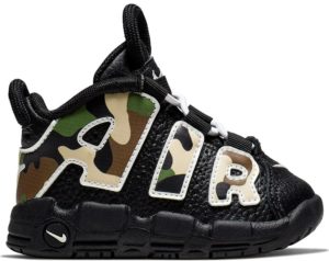 Nike Air More Uptempo 96 Camo (TD) Black/Sail-Light British Tan-Asparagus-Outdoor Green-Celestial Gold (CJ0932-001)
