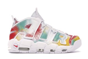 Nike  Air More Uptempo 96 UK Amarillo/White-Speed Red-Neptune Green (AV3809-700)