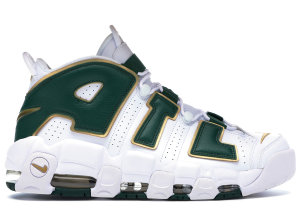 Nike  Air More Uptempo Atlanta White/Gorge Green-Metallic Gold (AJ3139-100)