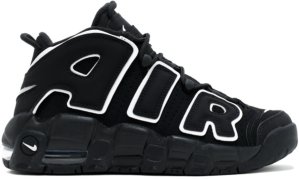 Nike Air More Uptempo Black White 2016 (GS) Black/White (415082-002)