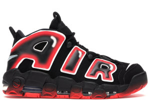 Nike Air More Uptempo Black White Laser Crimson Black/White-Laser Crimson (CJ6129-001)