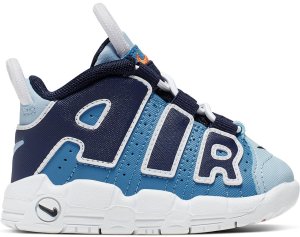 Nike Air More Uptempo Denim (TD) Ocean Fog/Total Orange-Half Blue-Blackened Blue (CK0825-404)
