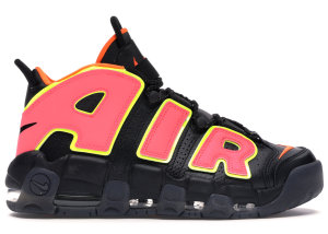 Nike Air More Uptempo Hot Punch (W) Black/Hot Punch-Volt (917593-002)