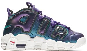 Nike Air More Uptempo Iridescent Purple (GS) Court Purple/Rush Pink-Neptune Green (922845-500)