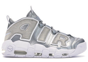 Nike Air More Uptempo Loud And Clear (W) Metallic Silver/Metallic Silver-White (917593-003)