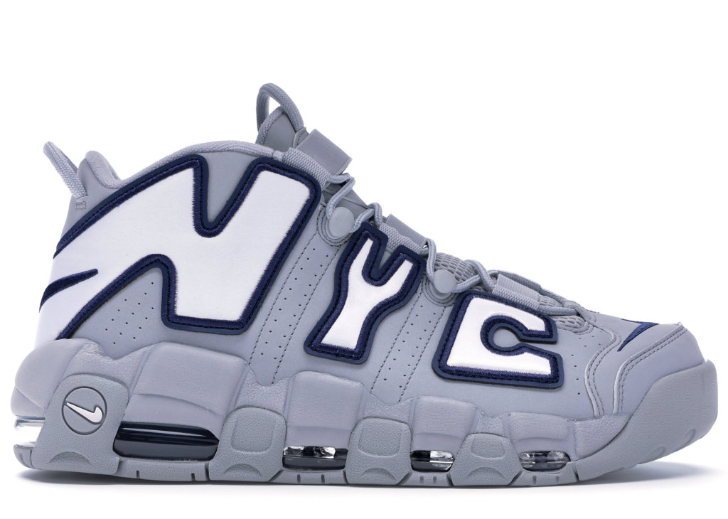 Nike Air More Uptempo NYC Wolf Grey/White-Midnight Navy (AJ3137-001)