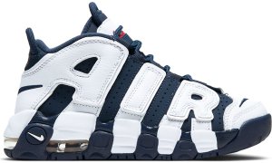Nike  Air More Uptempo Olympic 2020 (PS) White/Metallic Gold-University Red-Midnight Navy (DA4193-104)