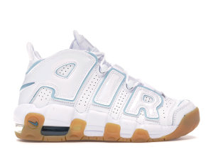 Nike Air More Uptempo White Aqua Gum (GS) White/Noise Aqua-Gum Light Brown-Ocean Bliss (415082-107)