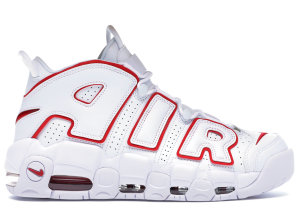 Nike Air More Uptempo White Varsity Red Outline White/Varsity Red-White (921948-102)