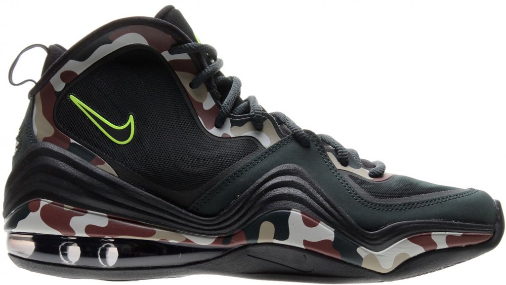 Nike Air Penny V Camo Black Spruce/Black-Volt (628569-307)