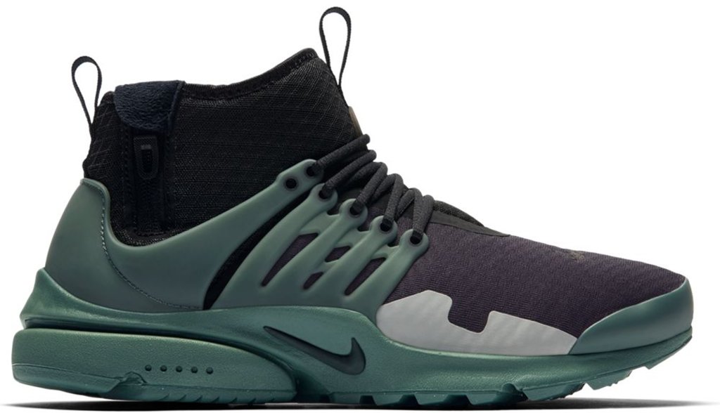 Nike Air Presto Mid Vintage Green Black/Vintage Green-Flat Silver (AA0868-003)