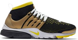 Nike  Air Presto Ultra Flyknit Brutal Honey Black/Yellow Stark-Metallic Gold-Neutral Grey (835570-007)
