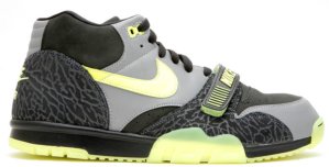 Nike  Air Trainer 1 112 Pack Black/Neon Yellow-Metallic Silver (329424-071)