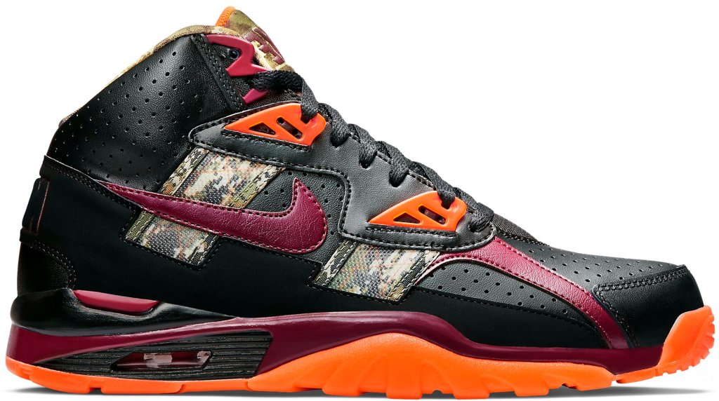 Nike Air Trainer SC High Camo Black Crimson Black/Hyper Crimson-Team Red (685151-001)