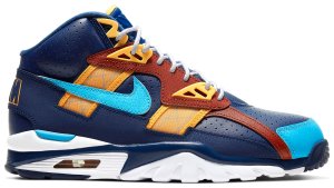 Nike Air Trainer SC High LA Rams Navy/Aqua-Brown-Yellow (CW6023-400)