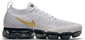 Nike Air VaporMax 2 Vast Grey Metallic Gold (W) Vast Grey/Metallic Gold-Pure Platinum (942843-010)