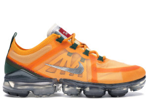 Nike  Air VaporMax 2019 Canyon Gold Canyon Gold Terra Orange Fir Metallic Silver (AR6631-700)