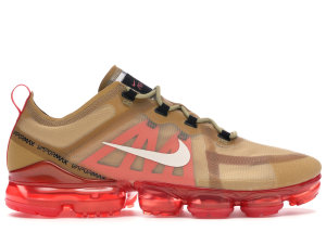 Nike Air VaporMax 2019 Club Gold Ember Glow Club Gold/Light Cream-Ember Glow-Metallic Silver-Black (AR6631-701)