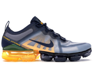 Nike Air VaporMax 2019 Midnight Navy Laser Orange Midnight Navy/Midnight Navy-Laser Orange-Obsidian Mist (AR6631-401)