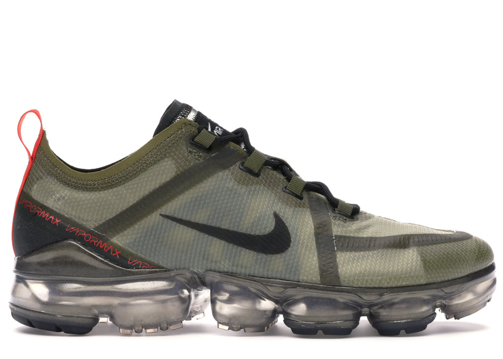 Nike Air VaporMax 2019 Olive Flak Olive Flak/Black-Medium Olive-Team Orange (AR6631-301)