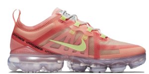 Nike  Air VaporMax 2019 Pink Tint Barely Volt (W) Pink Tint/Light Cream-Summit White-Barely Volt (AR6632-602)