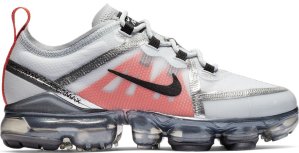Nike Air VaporMax 2019 Pure Platinum Team Orange (GS) Pure Platinum/White-Team Orange-Black (AJ2616-002)