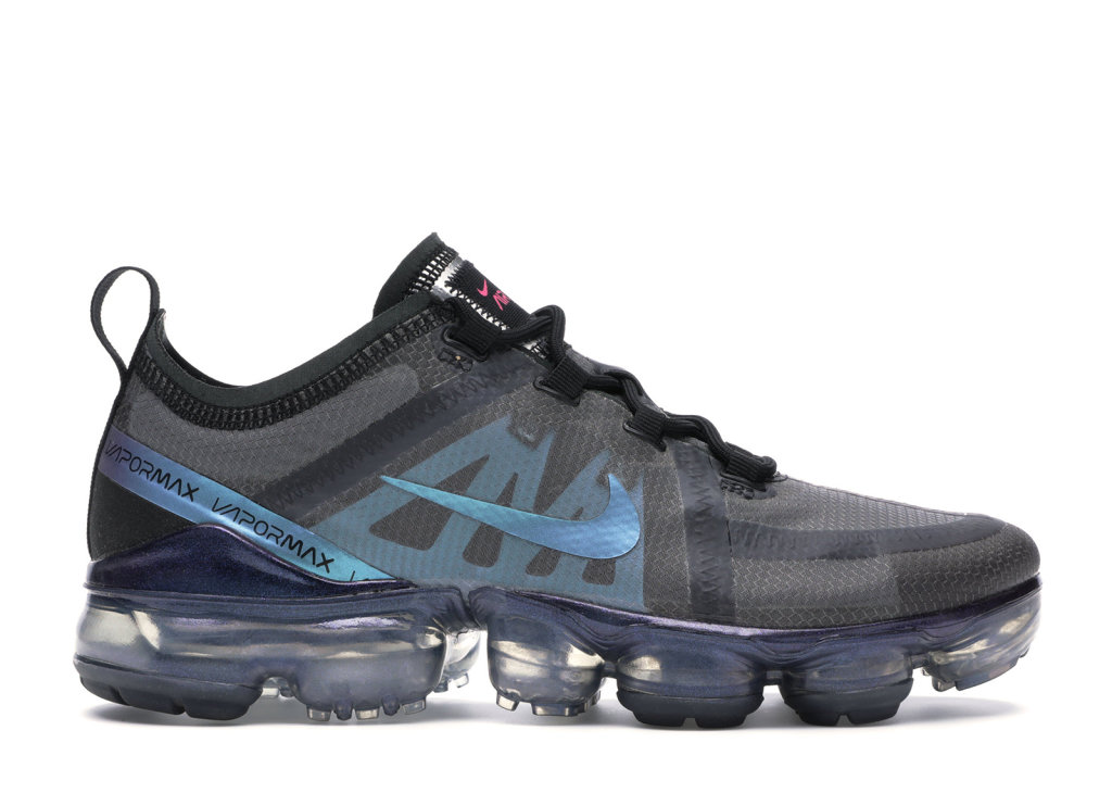 Nike Air VaporMax 2019 Throwback Future (W) Black/Laser Fuchsia-Anthracite (AR6632-001)