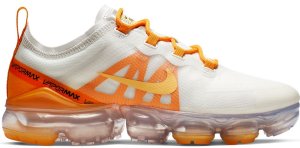 Nike  Air VaporMax 2019 White Orange Peel (W) Summit White/Topaz Gold-Orange Peel (AR6632-102)