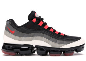 Nike Air VaporMax 95 Comet White/Hot Red-Dark Pewter-Granite (AJ7292-101)