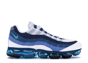 Nike Air VaporMax 95 Slate White/New Green-French Blue-Lake Blue (AJ7292-100)
