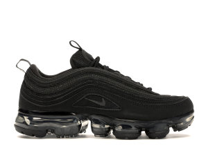 Nike  Air VaporMax 97 Triple Black (GS) Black/Anthracite-Metallic Silver (AQ2657-001)