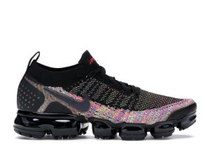Nike  Air VaporMax Flyknit 2 Black Multi-Color (W) Black/Racer Pink-Racer Blue-Black (942843-015)