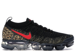 Nike  Air VaporMax Flyknit 2 Cheetah (W) Black/Print-Club Gold-Black (BV6117-001)