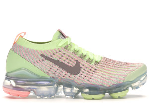 Nike  Air VaporMax Flyknit 3 Barely Volt Pink Tint (W) Barely Volt/Diffused Taupe-Pink Tint-Metallic Silver-Pure Platinum (AJ6910-700)