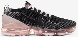 Nike  Air VaporMax Flyknit 3 Black Barely Rose (W) Black/Metallic Gold-White (CU4748-001)