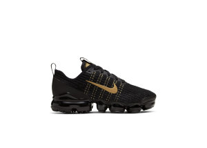 Nike Air VaporMax Flyknit 3 Black Metallic Gold (GS) Black/Metallic Gold (BQ5238-004)