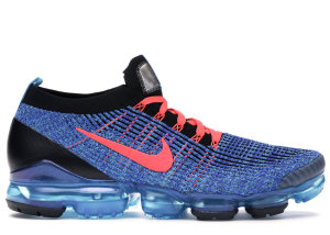 Nike Air VaporMax Flyknit 3 Blue Fury Blue Fury/Flash Crimson-Racer Blue-Black-Metallic Silver (AJ6900-401)