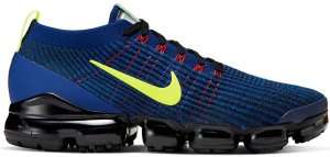 Nike Air VaporMax Flyknit 3 Deep Royal Volt Deep Royal Blue/Blackened Blue-Black-Lemon Venom (AJ6900-402)