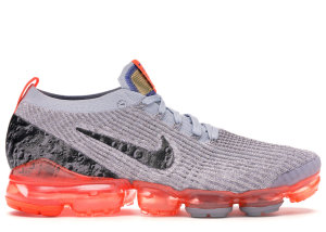 Nike Air VaporMax Flyknit 3 Moon Landing Atmosphere Grey/Reflect Silver-Pure Platinum-Hyper Crimson-Racer Blue-Metallic Gold (AJ6900-001)