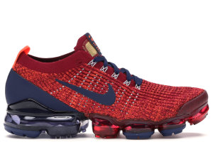 Nike  Air VaporMax Flyknit 3 Noble Red Blue Void Noble Red/Blue Void-Light Armory Blue (AJ6900-600)